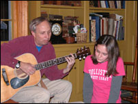 Jeff and Emily singing