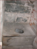 Citadel toilet dating back to 1759