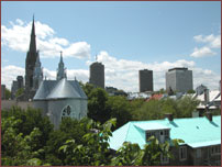 Quebec spires and towers