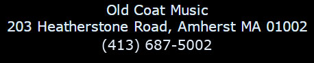 Old Coat Music, 203 Heatherstone Road, Amherst, MA 01002