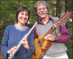 Sue Kranz & Paul Kaplan will highlight April 3 Song & Story Swap in Amherst