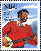 Pete Seeger postage stamp