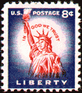 United States -- Statue of Liberty (1954)