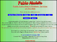 Fabio Alarici's Postal Authorities and Philatelic Services on the Web